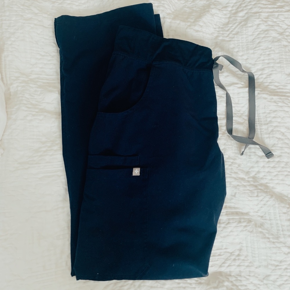 Navy Figs scrub bottoms